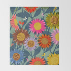 Sunflower Patch Throw Blanket Gallery Image 2