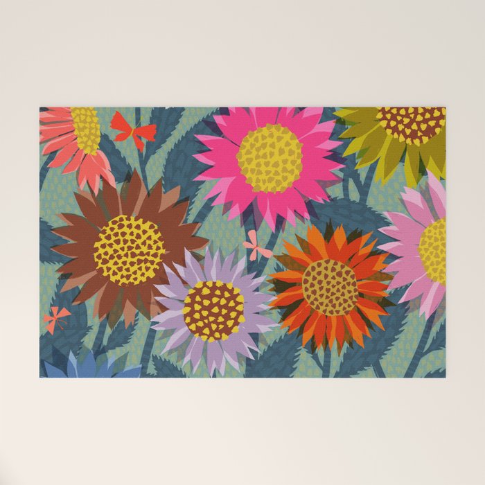 Sunflower Patch Welcome Mat Gallery Image 1