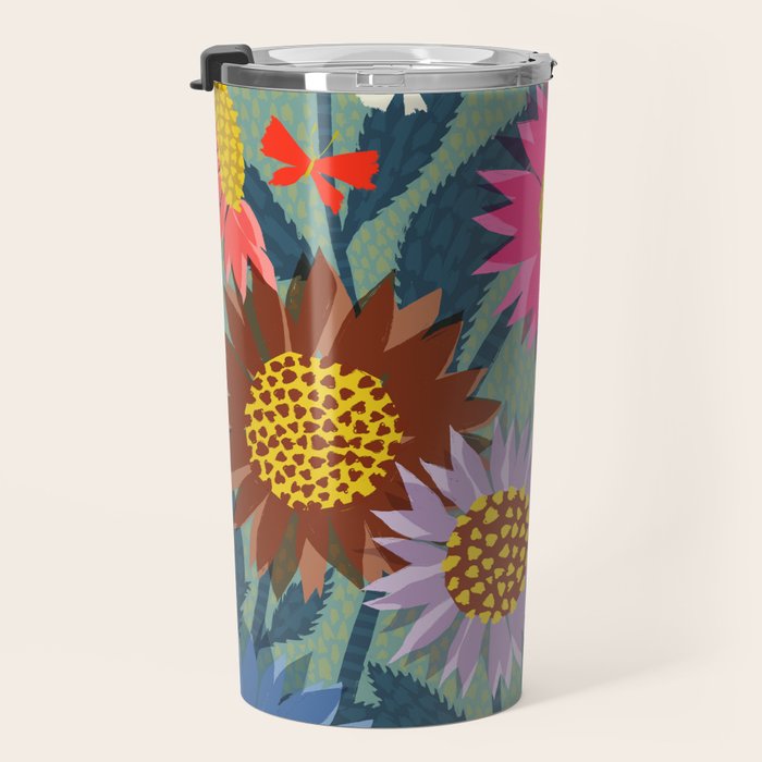 Sunflower Patch Travel Mug Gallery Image 3