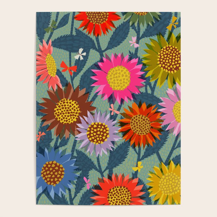 Sunflower Patch Poster Gallery Image 4