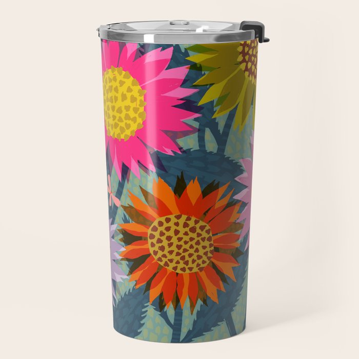 Sunflower Patch Travel Mug Gallery Image 2