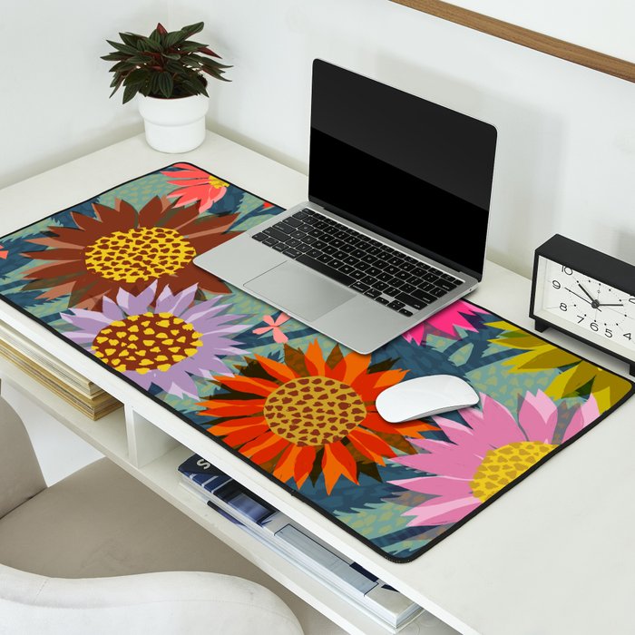 Sunflower Patch Desk Mat Gallery Image 2