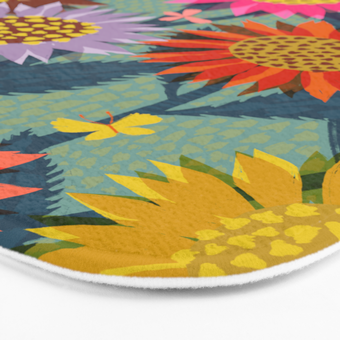 Sunflower Patch Bath Mat Gallery Image 3