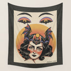 Bat Bite Betty Wall Tapestry Gallery Image 4