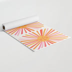 Retro Sunshine â Pink & Peach Yoga Mat Gallery Image 2