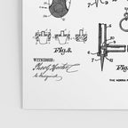 Soccer Player Football Vintage Patent Drawing Print Poster Gallery Image 3