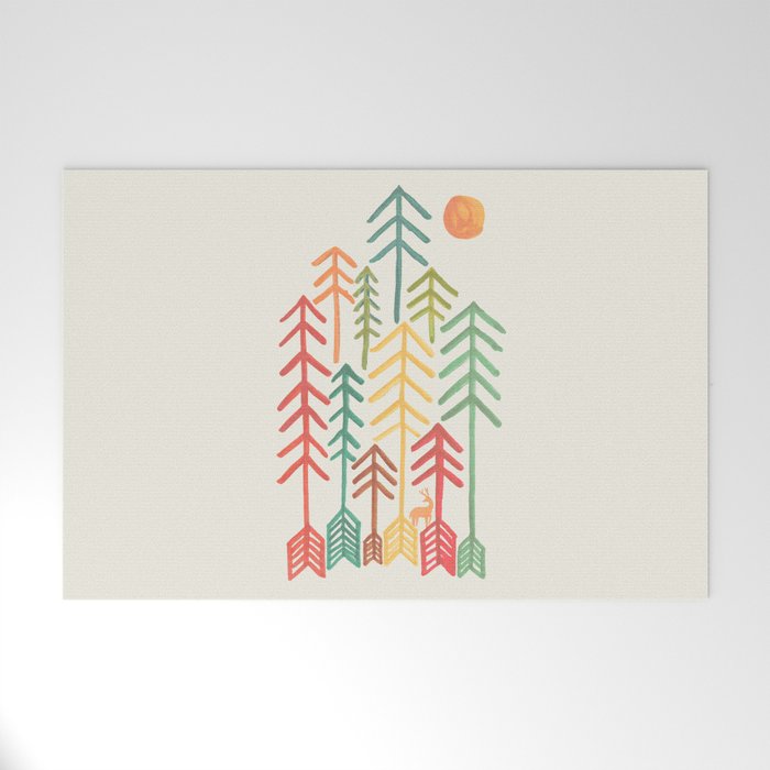 Arrow forest Welcome Mat Gallery Image 1