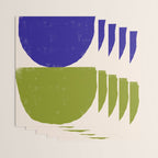 Blue and Green Objects Wrapping Paper Gallery Image 3