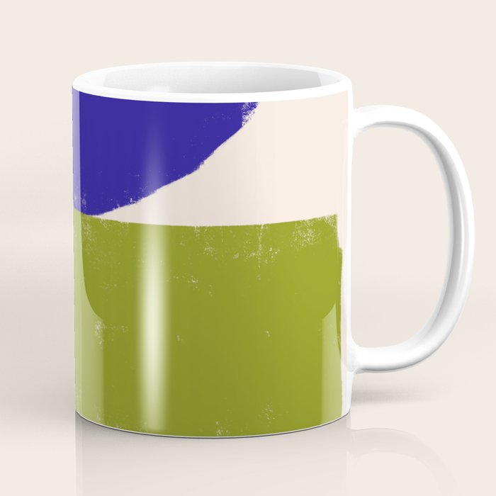 Blue and Green Objects Coffee Mug Gallery Image 1