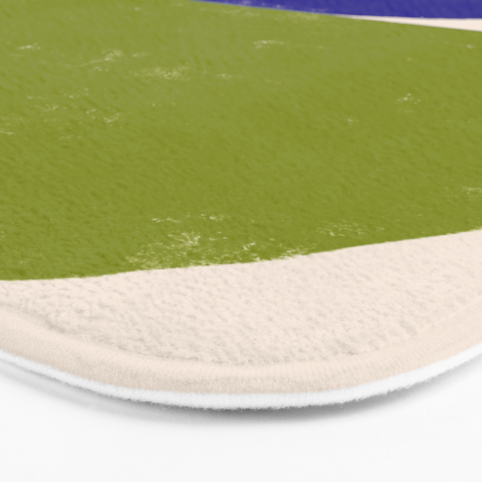 Blue and Green Objects Bath Mat Gallery Image 3