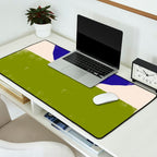 Blue and Green Objects Desk Mat Gallery Image 2