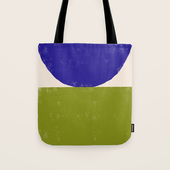 Blue and Green Objects Tote Bag Gallery Image 1