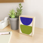Blue and Green Objects Mini Art Print Gallery Image 2