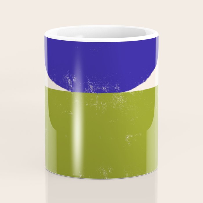 Blue and Green Objects Coffee Mug Gallery Image 4