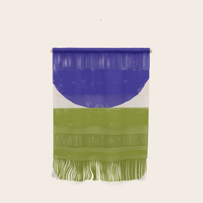 Blue and Green Objects Wall Hanging Gallery Image 1