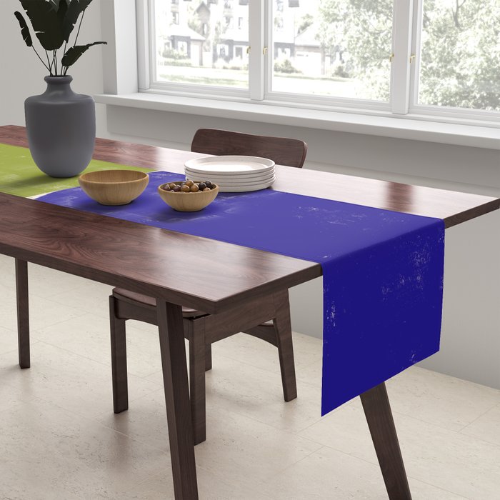 Blue and Green Objects Table Runner Gallery Image 2