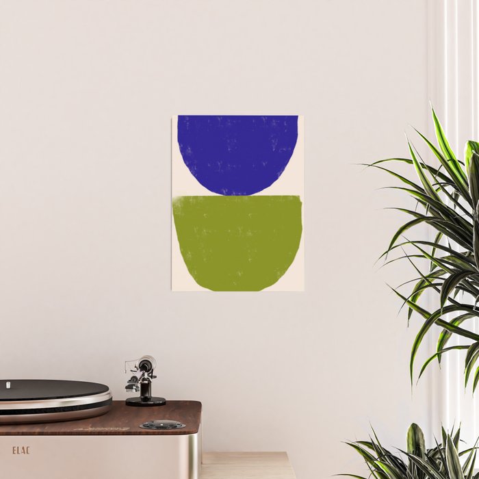 Blue and Green Objects Poster Gallery Image 2