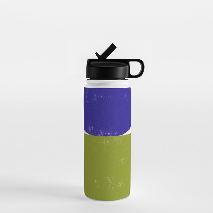 Blue and Green Objects Water Bottle Gallery Image 1