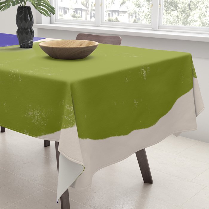 Blue and Green Objects Tablecloth Gallery Image 3