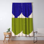 Blue and Green Objects Window Curtain Gallery Image 5