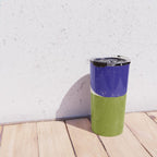 Blue and Green Objects Travel Mug Gallery Image 4