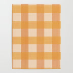 Orange Plaid Poster Gallery Image 4