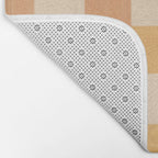 Orange Plaid Bath Mat Gallery Image 2
