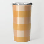 Orange Plaid Travel Mug Gallery Image 2