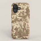 Antique 19th Century French Toile de Jouy iPhone Case Gallery Image 1