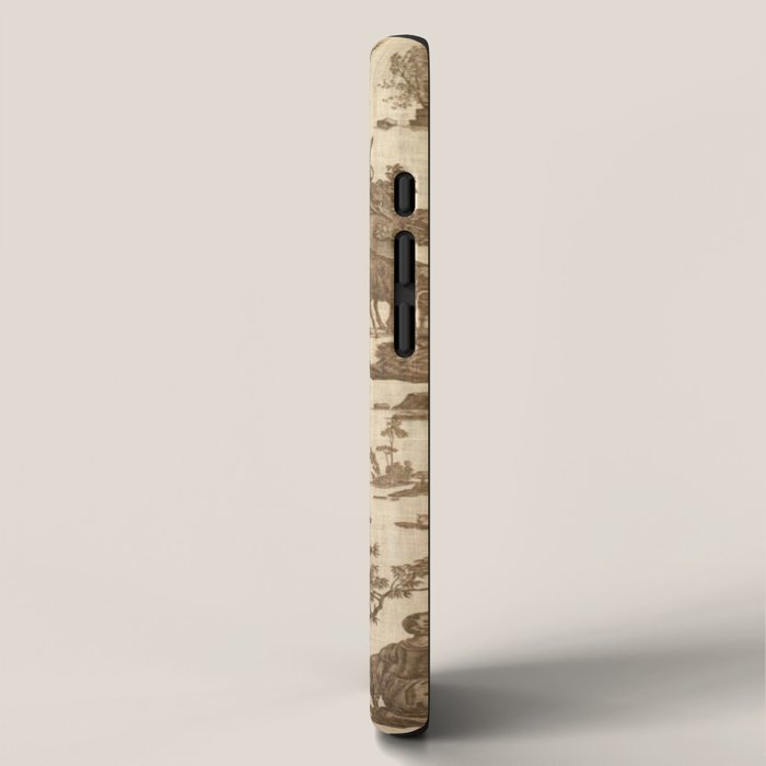 Antique 19th Century French Toile de Jouy iPhone Case Gallery Image 2