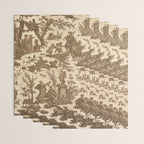 Antique 19th Century French Toile de Jouy Wrapping Paper Gallery Image 3