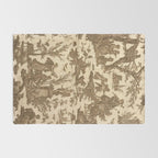 Antique 19th Century French Toile de Jouy Rug Gallery Image 2