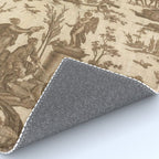 Antique 19th Century French Toile de Jouy Rug Gallery Image 4