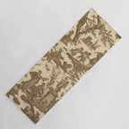 Antique 19th Century French Toile de Jouy Yoga Mat Gallery Image 1