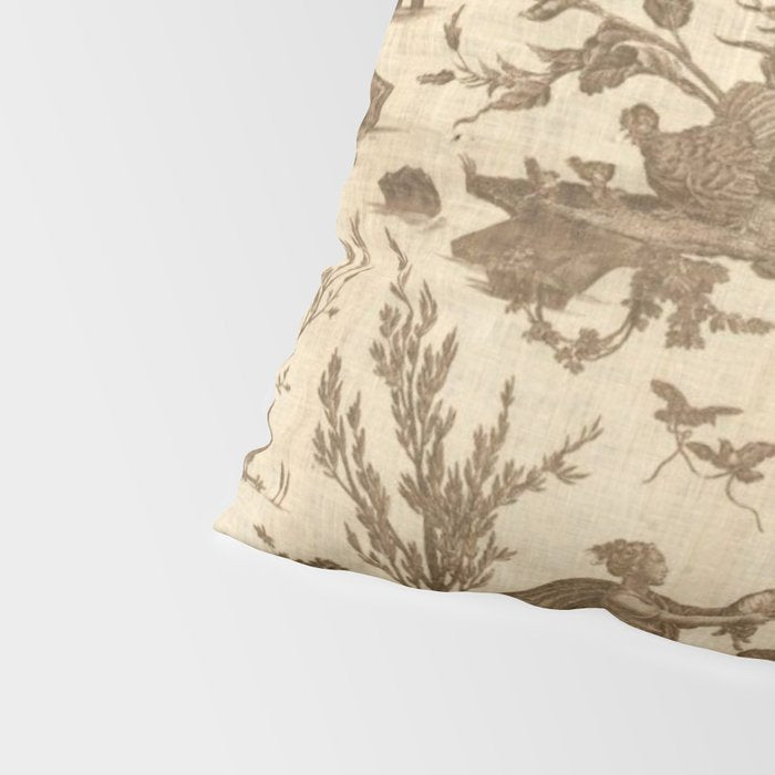 Antique 19th Century French Toile de Jouy Pillow Sham Gallery Image 4