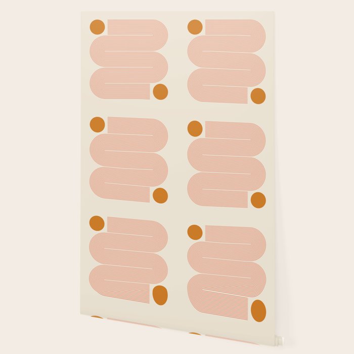 Abstraction_SUN_LINE_ART_Minimalism_002 Wallpaper Gallery Image 2
