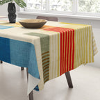 Colorful Geometric Modern Design Art II Tablecloth Gallery Image 3