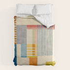 Colorful Geometric Modern Design Art II Duvet Cover Gallery Image 6