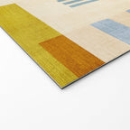 Colorful Geometric Modern Design Art II Welcome Mat Gallery Image 2