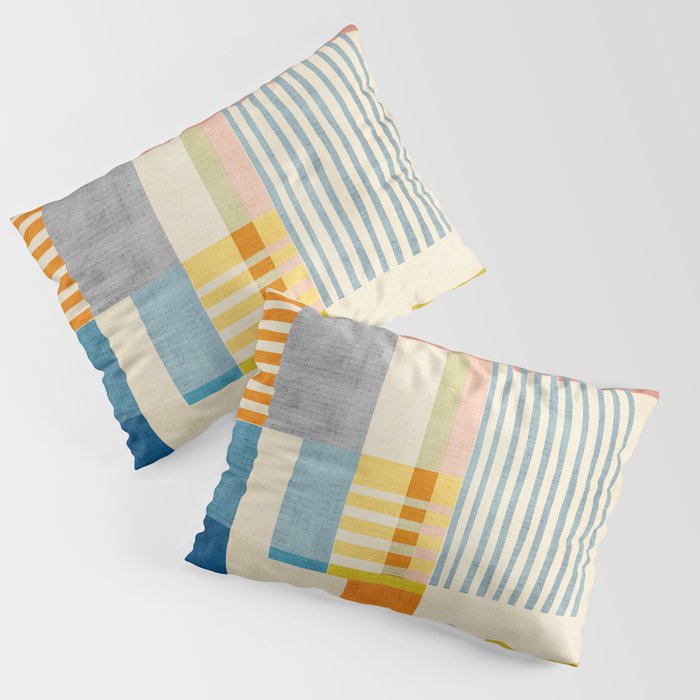 Colorful Geometric Modern Design Art II Pillow Sham Gallery Image 3
