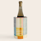 Colorful Geometric Modern Design Art II Wine Chiller Gallery Image 1