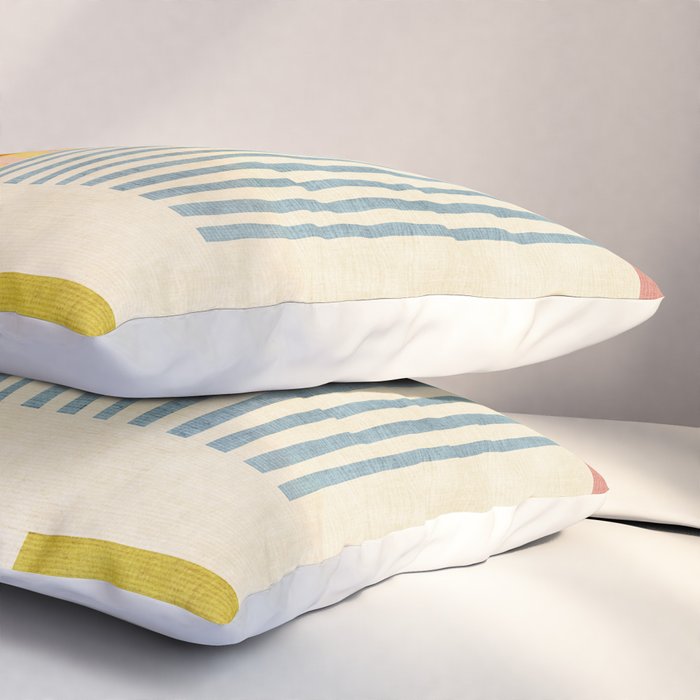 Colorful Geometric Modern Design Art II Pillow Sham Gallery Image 3