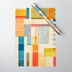Colorful Geometric Modern Design Art II Wrapping Paper Gallery Image 1