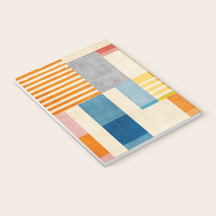 Colorful Geometric Modern Design Art II Notebook Gallery Image 3