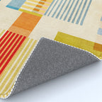 Colorful Geometric Modern Design Art II Rug Gallery Image 4