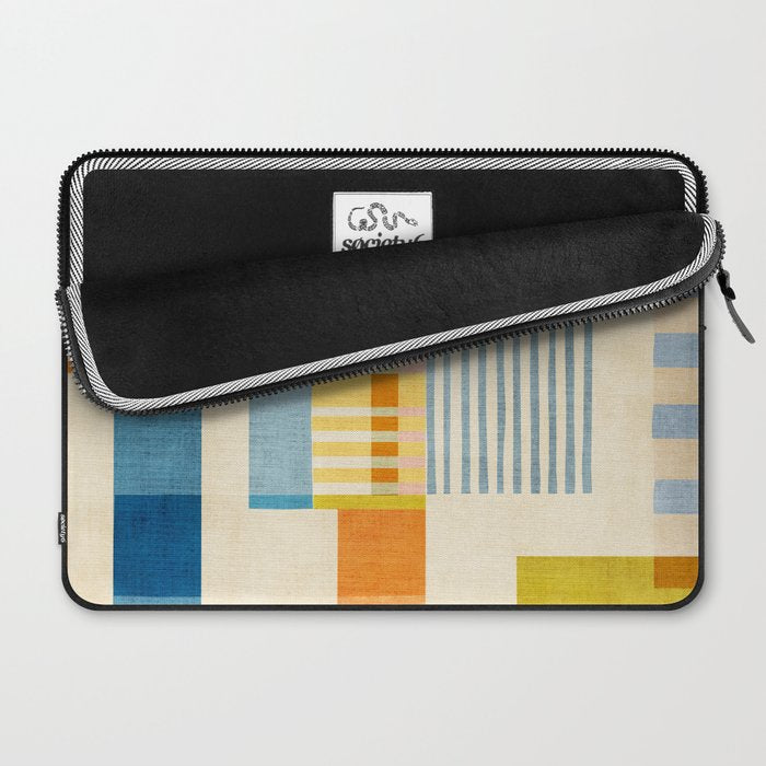 Colorful Geometric Modern Design Art II Laptop Sleeve Gallery Image 2