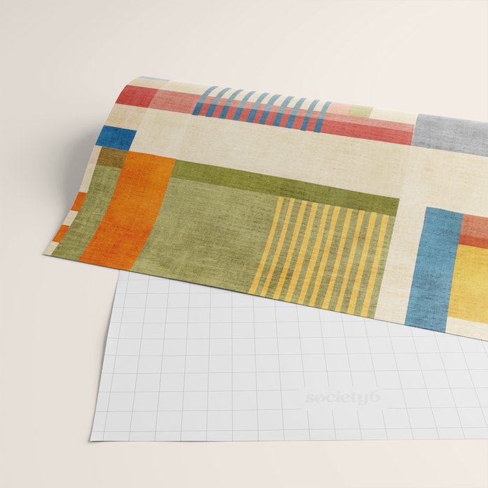 Colorful Geometric Modern Design Art II Wrapping Paper Gallery Image 2