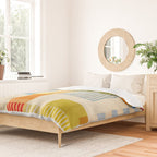 Colorful Geometric Modern Design Art II Duvet Cover Gallery Image 2
