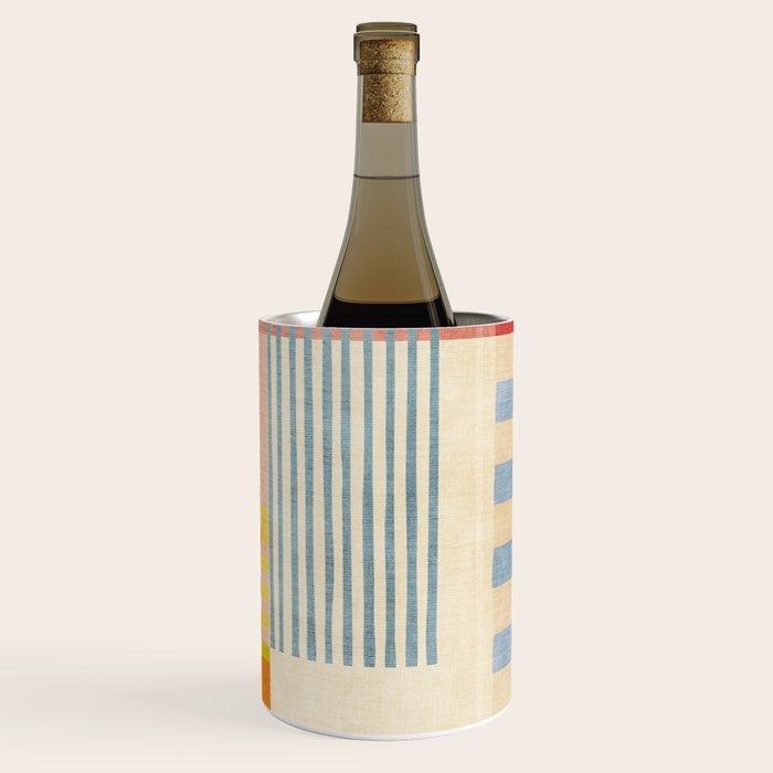 Colorful Geometric Modern Design Art II Wine Chiller Gallery Image 3