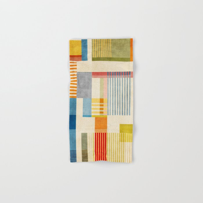 Colorful Geometric Modern Design Art II Bath Towel Gallery Image 1